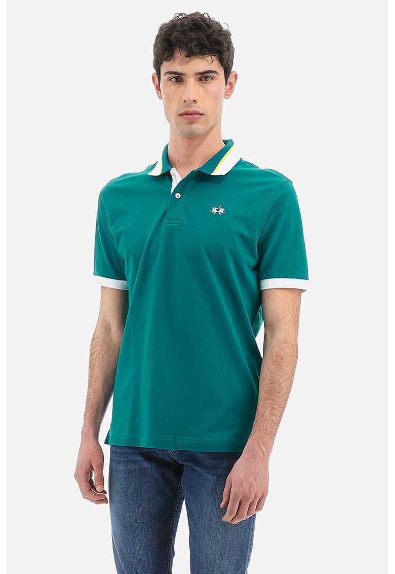 Tricou polo din material pique