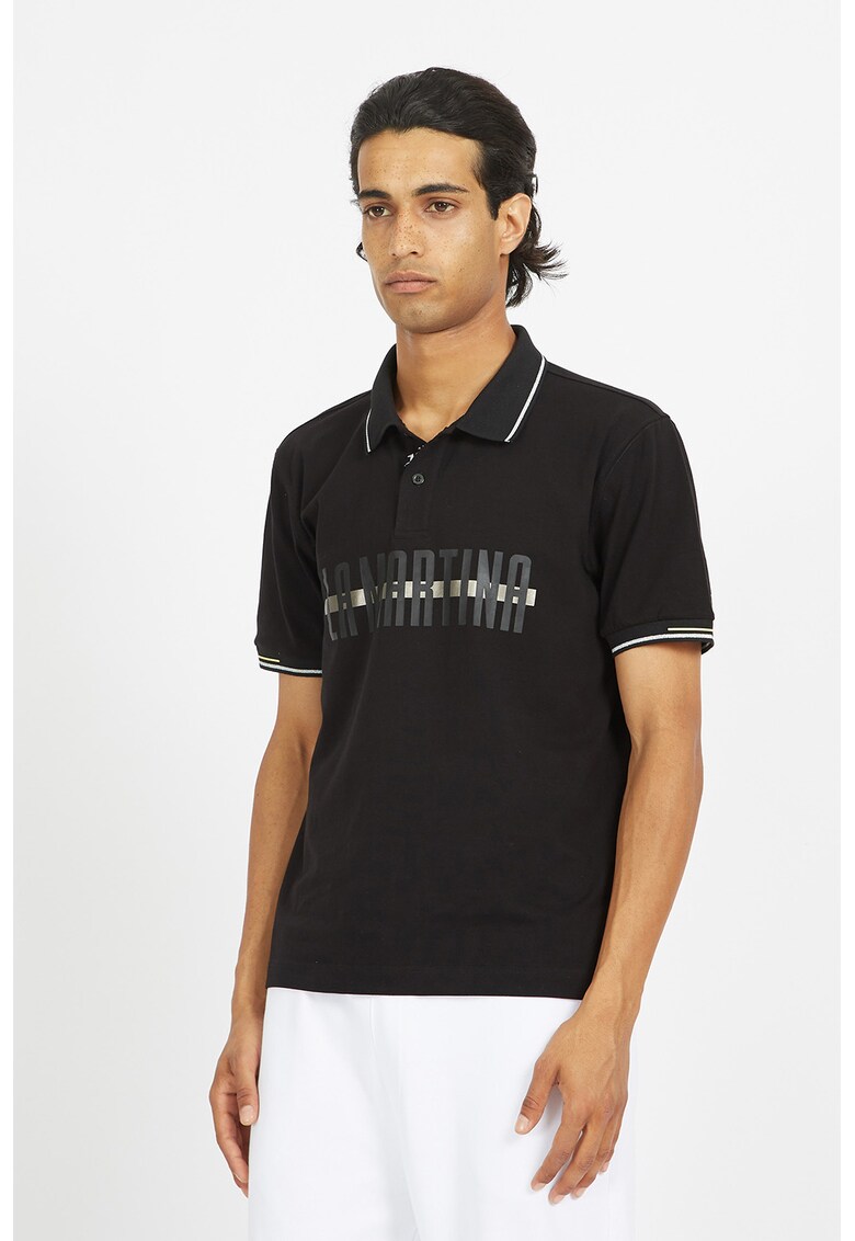 Tricou polo cu imprimeu logo Vitus