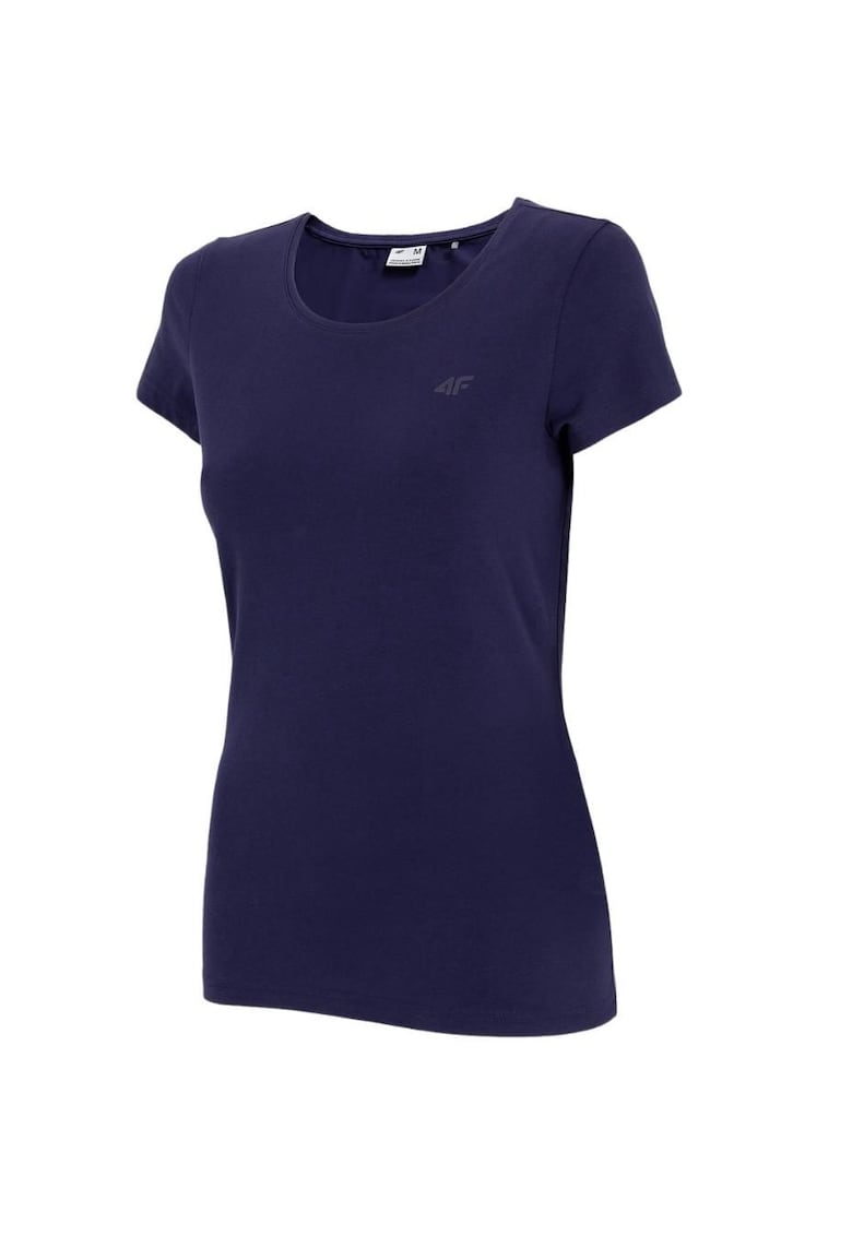 Tricou dama - Bumbac - Bleumarin -