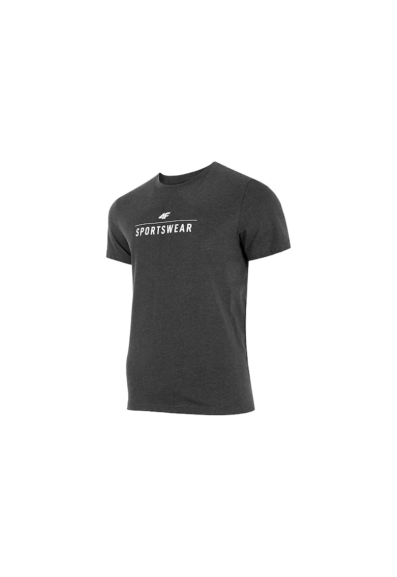 Tricou barbati gri bumbac