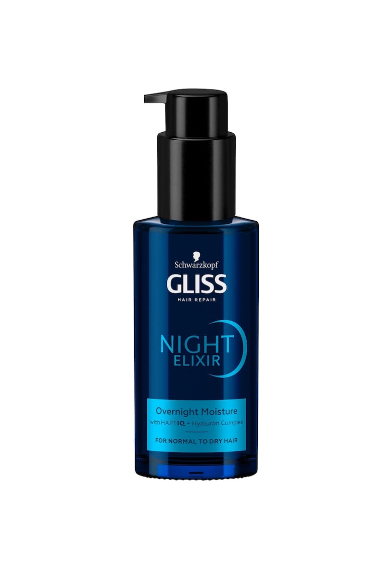 Ser tratament pentru par normal spre uscat - Schwarzkopf Night Elixir Overnight Moisture - 100ml