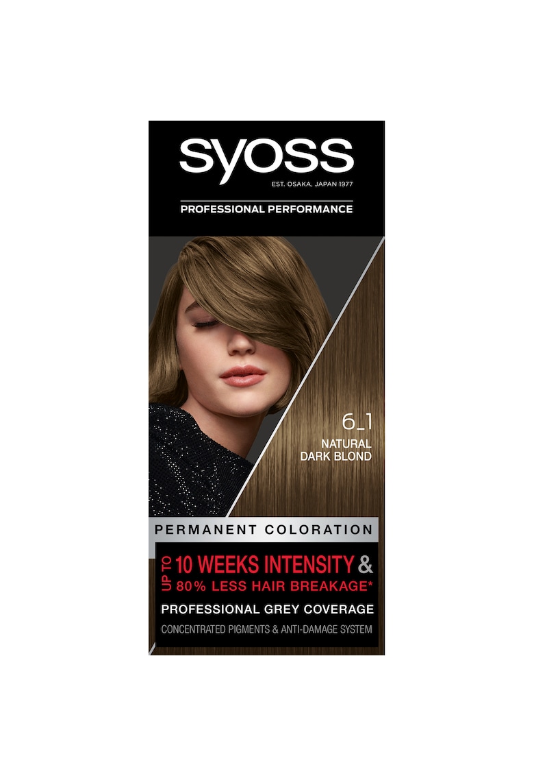 Vopsea de par permanenta Color Baseline 6-1 Blond Inchis Natural - 115 ml