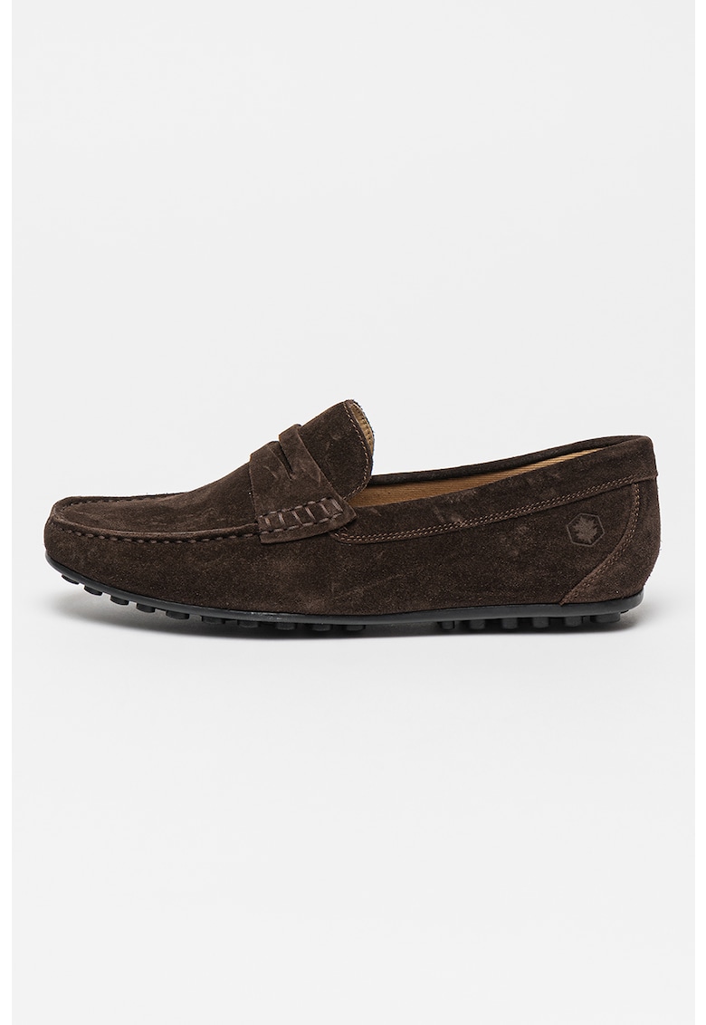 Pantofi loafer de piele intoarsa Drive