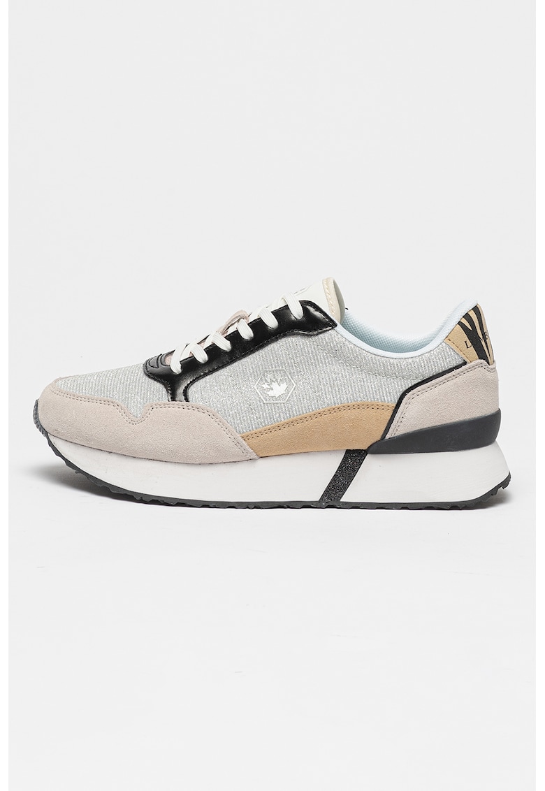 Pantofi sport cu garnituri de piele intoarsa Caterina