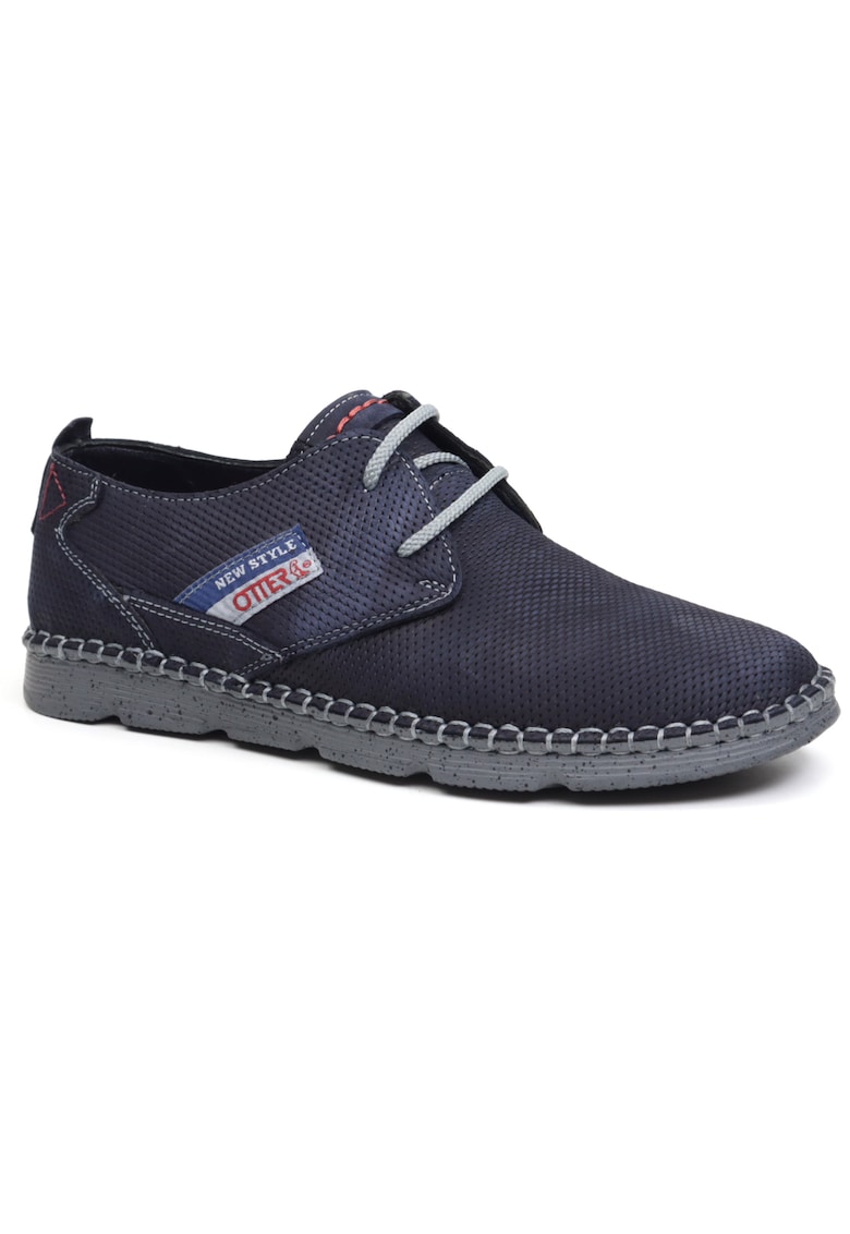 Pantofi barbati OT2818 42 2 bleumarin nubuk -