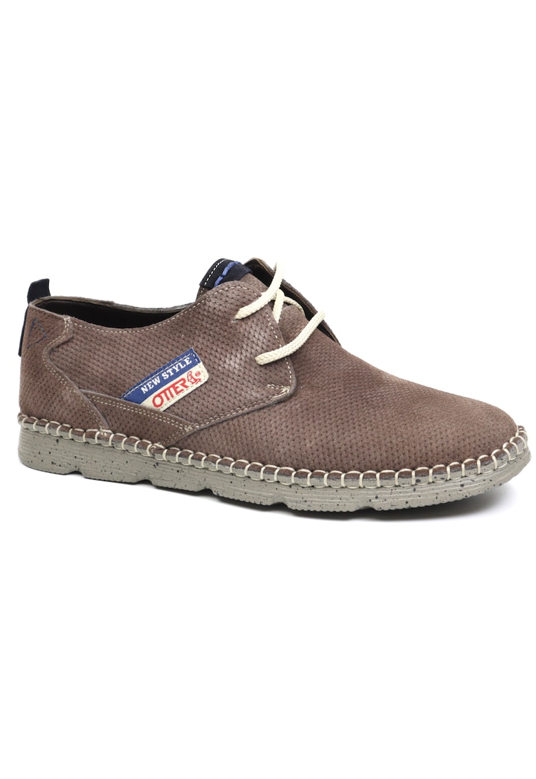Pantofi barbati OT2818 14 I gri nubuk - - Gri