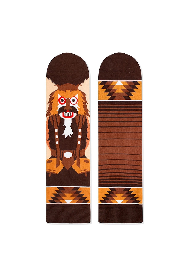 Sosete bumbac organic ARTY SOCKS Masca Maro