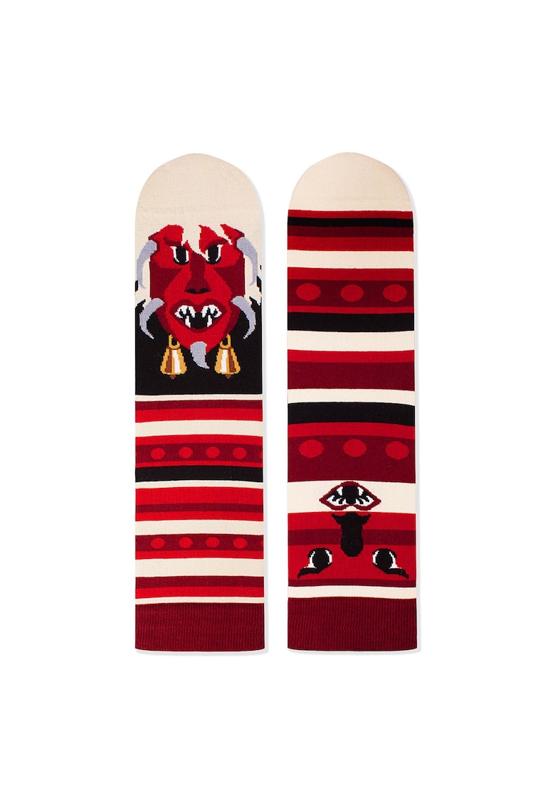 Masca Sosete bumbac organic ARTY SOCKS Bordeaux