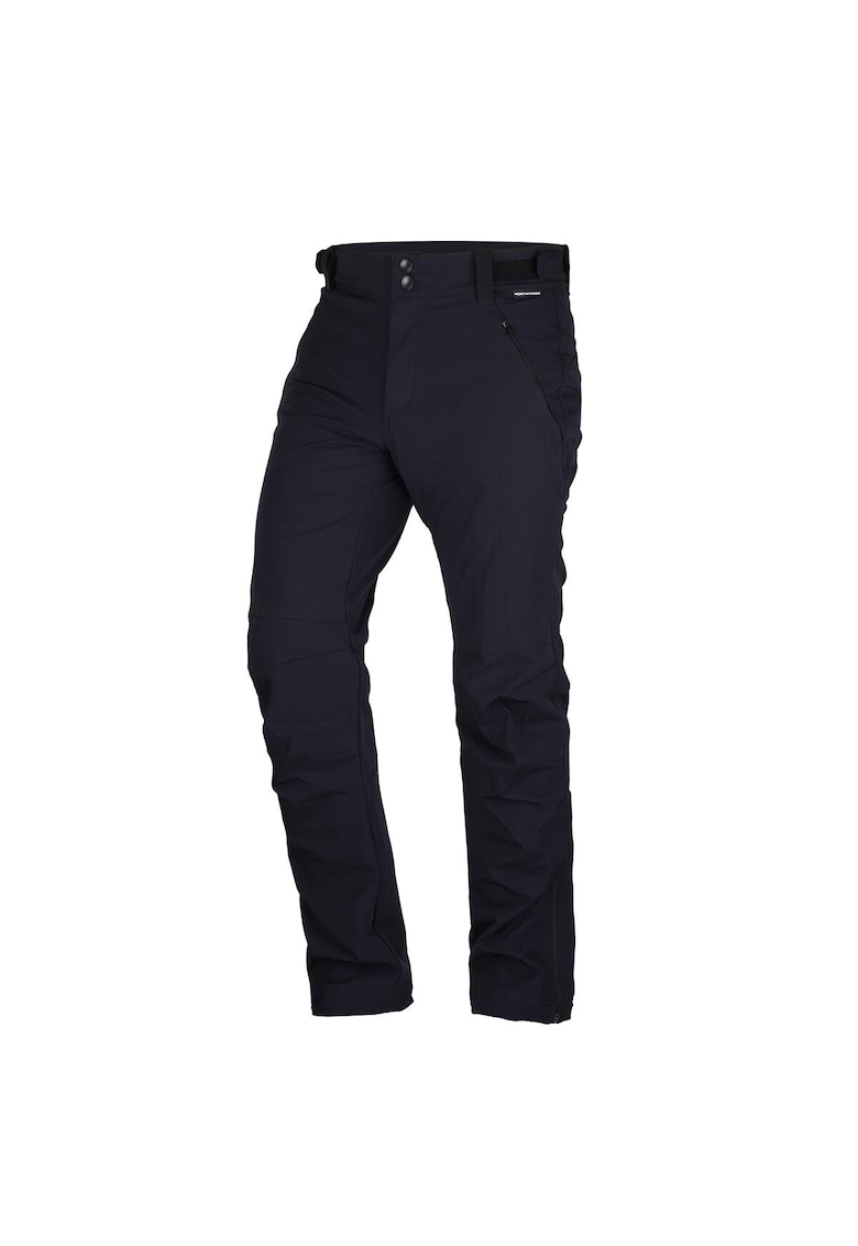 Pantaloni sport barbati softshell elastic 3L 10k/10k sezon rece Madisyn NO-3436OR - Negru