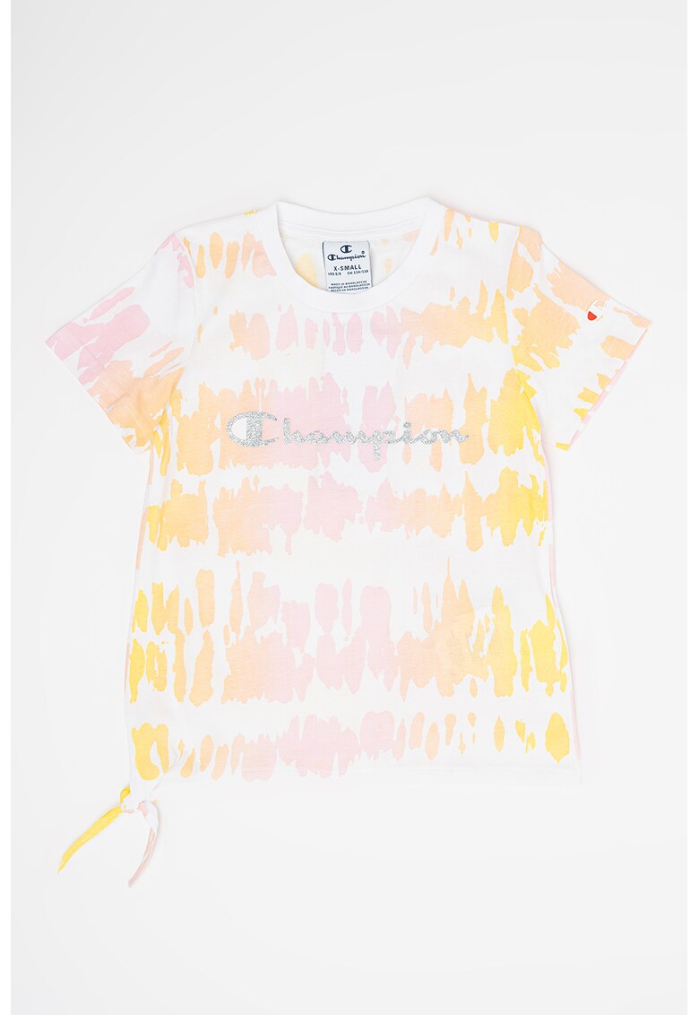 Tricou cu imprimeu tie-dye