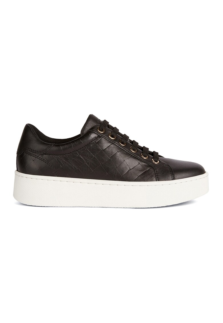 Pantofi sport de piele cu aspect matlasat Kyely