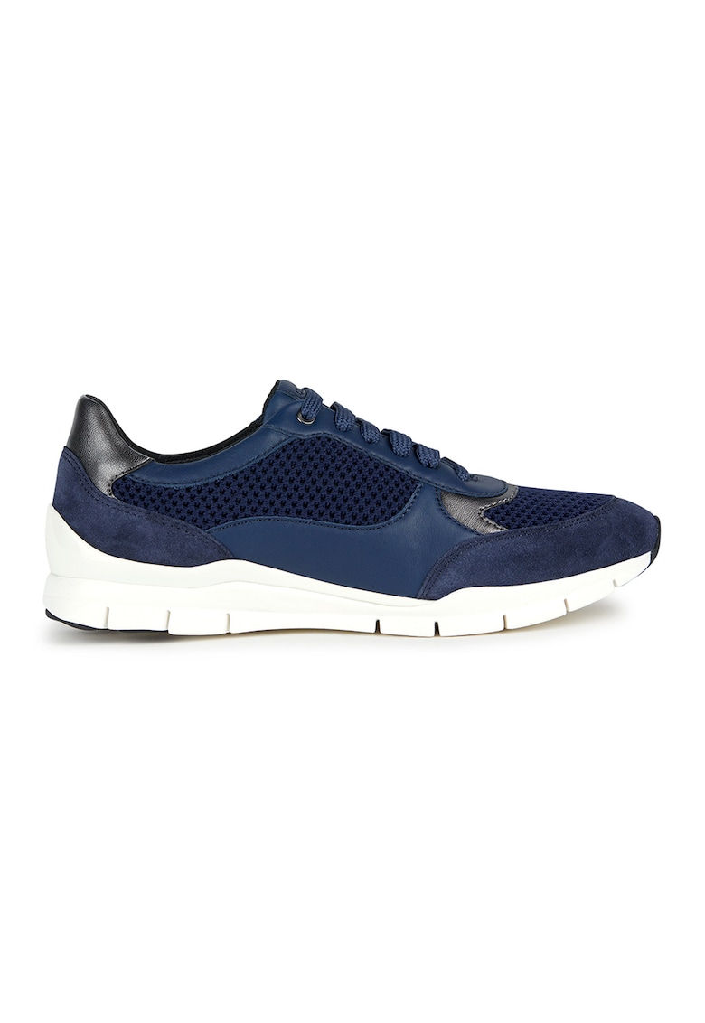 Pantofi sport de piele si piele intoarsa