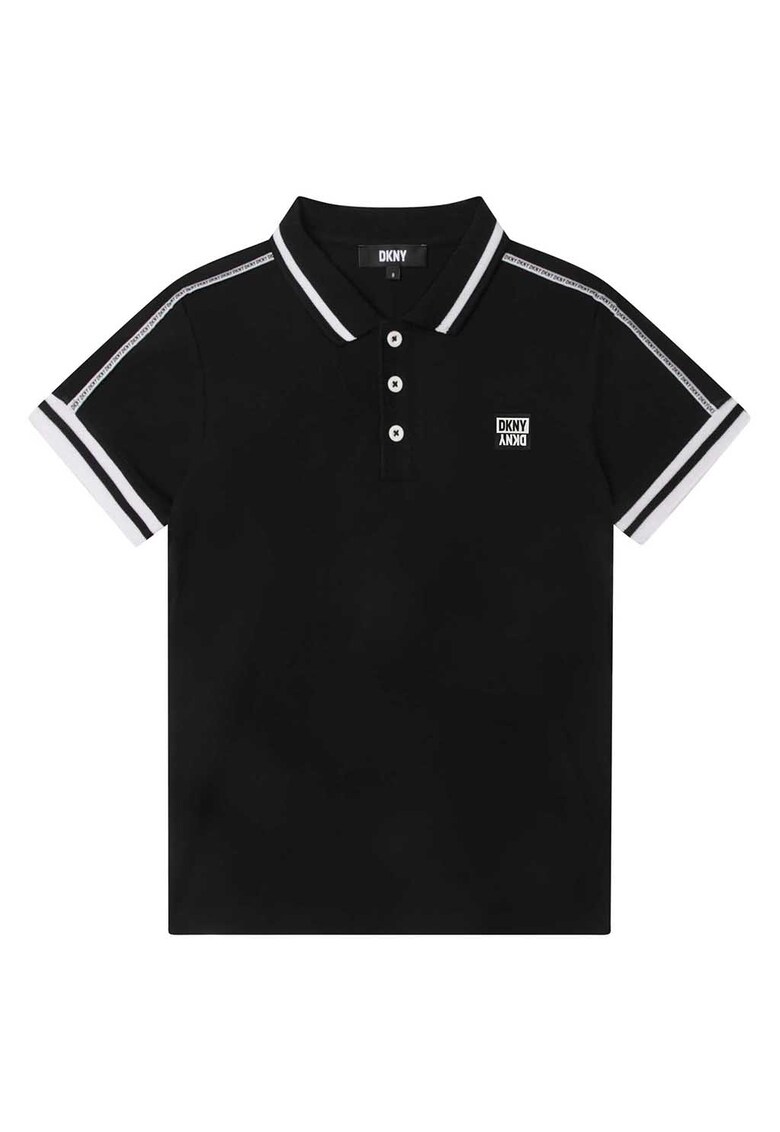 Tricou polo cu benzi logo