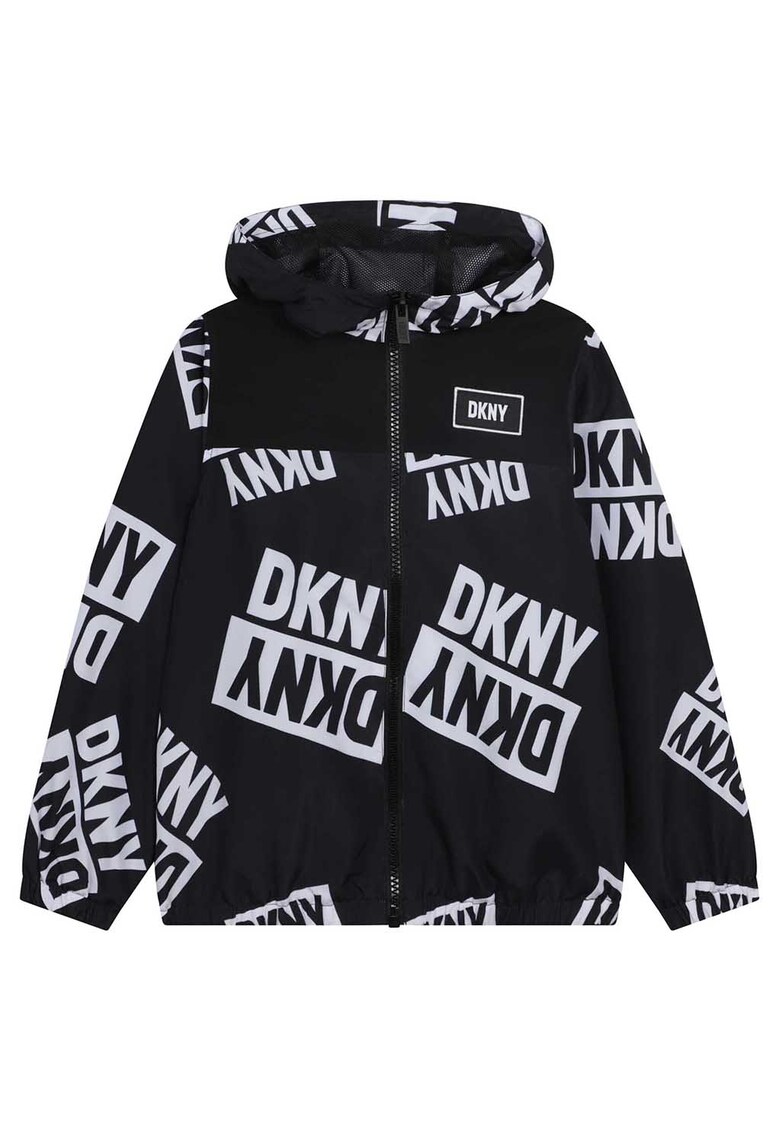 DKNY Яке с лого и качулка за Момчета DKNY Яке с лого и качулка за Момчета