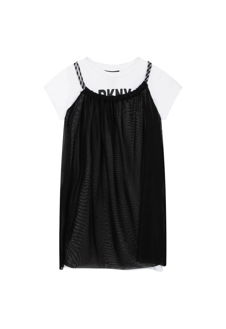 DKNY Рокля с дизайн 2 в 1 за Момичета DKNY Рокля с дизайн 2 в 1 за Момичета