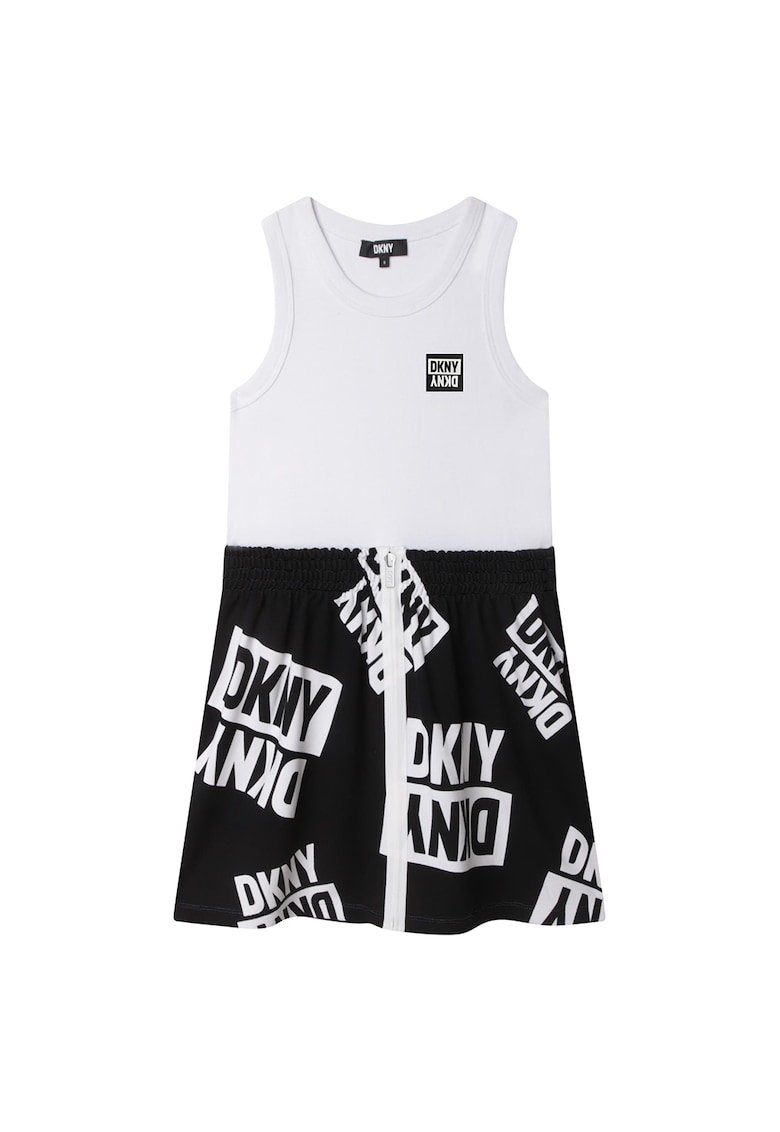 DKNY Разкроена рокля с дизайн 2 в 1 за Момичета DKNY Разкроена рокля с дизайн 2 в 1 за Момичета