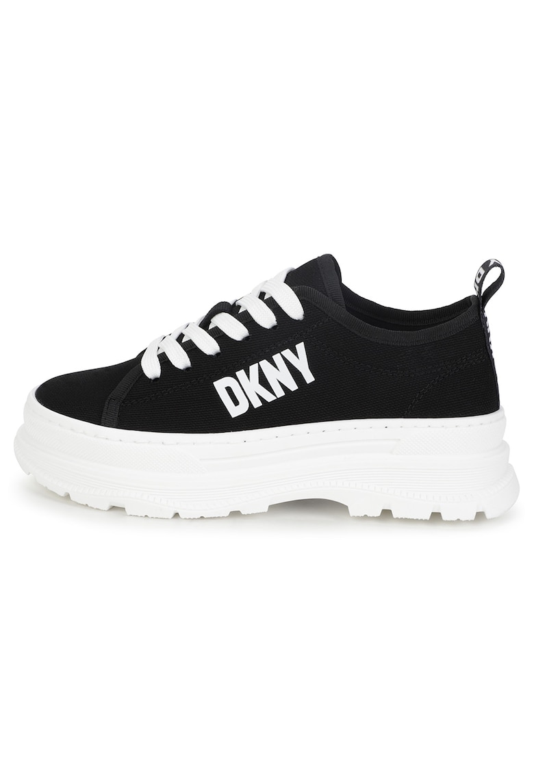 DKNY Спортни обувки с платформа и лого за Момичета DKNY Спортни обувки с платформа и лого за Момичета