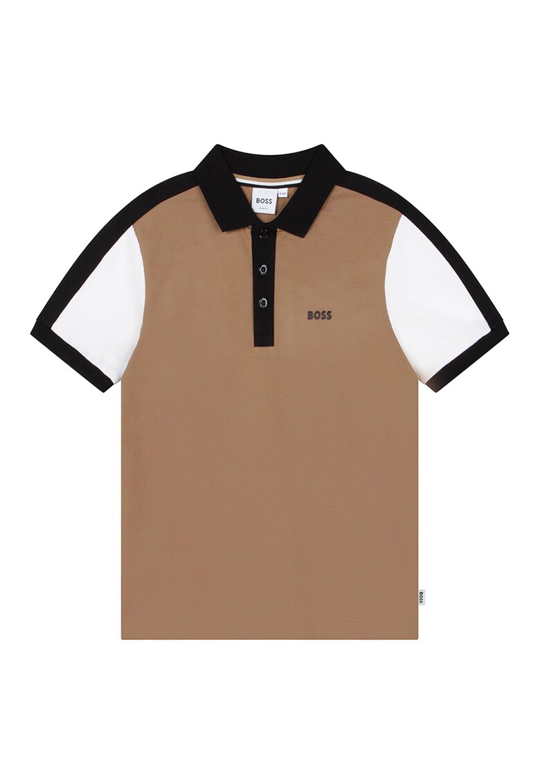 BOSS Kidswear Тениска с яка и лого за Момчета BOSS Kidswear Тениска с яка и лого за Момчета