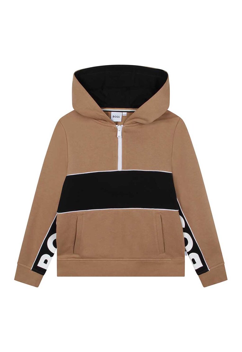 BOSS Kidswear Худи с цип и лого за Момчета BOSS Kidswear Худи с цип и лого за Момчета
