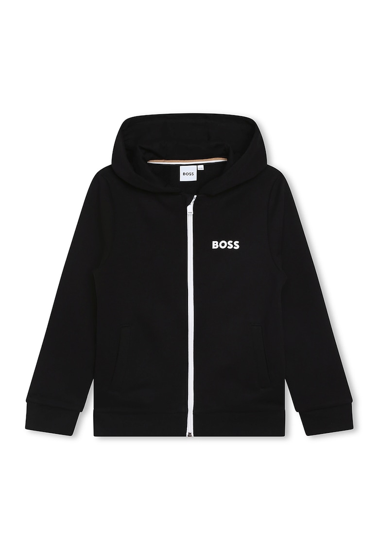 BOSS Kidswear Худи с цип и лого за Момчета BOSS Kidswear Худи с цип и лого за Момчета