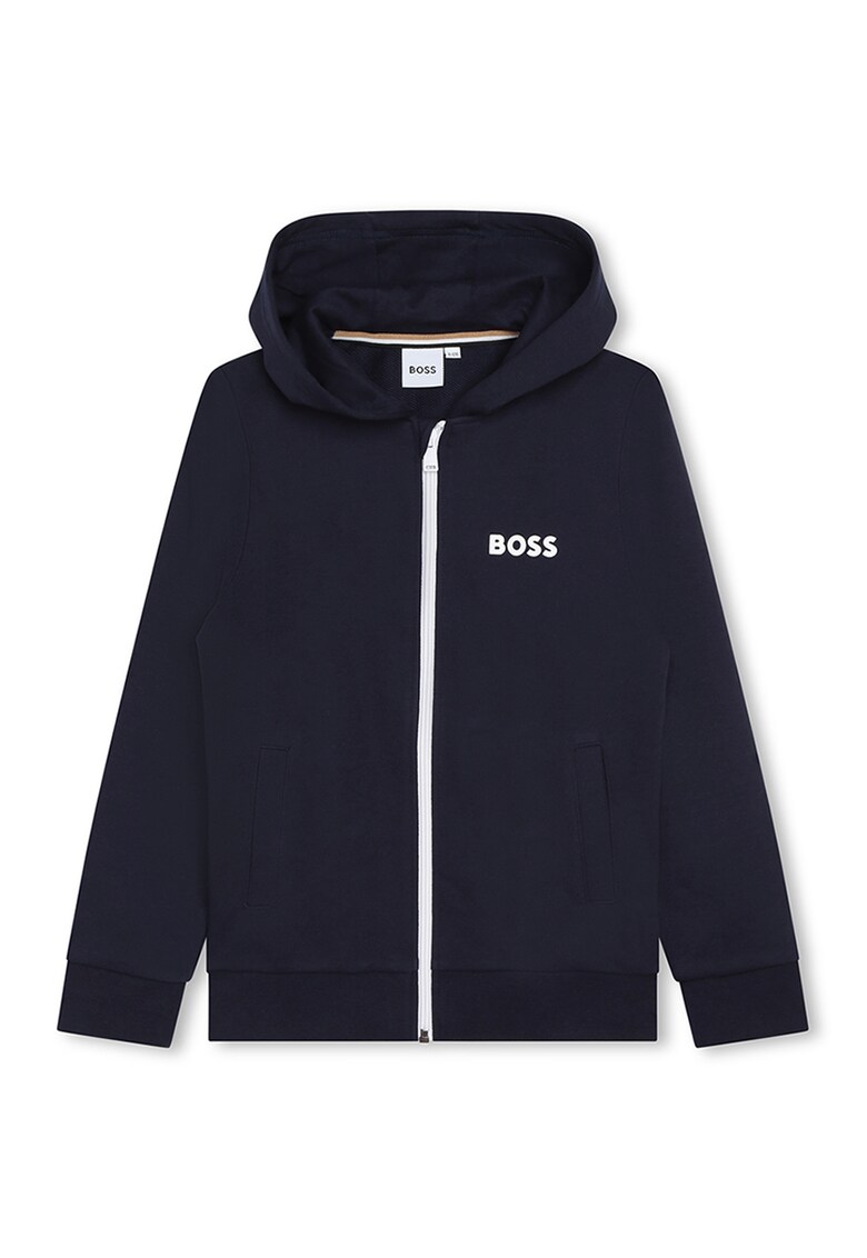 BOSS Kidswear Худи с цип и лого за Момчета BOSS Kidswear Худи с цип и лого за Момчета