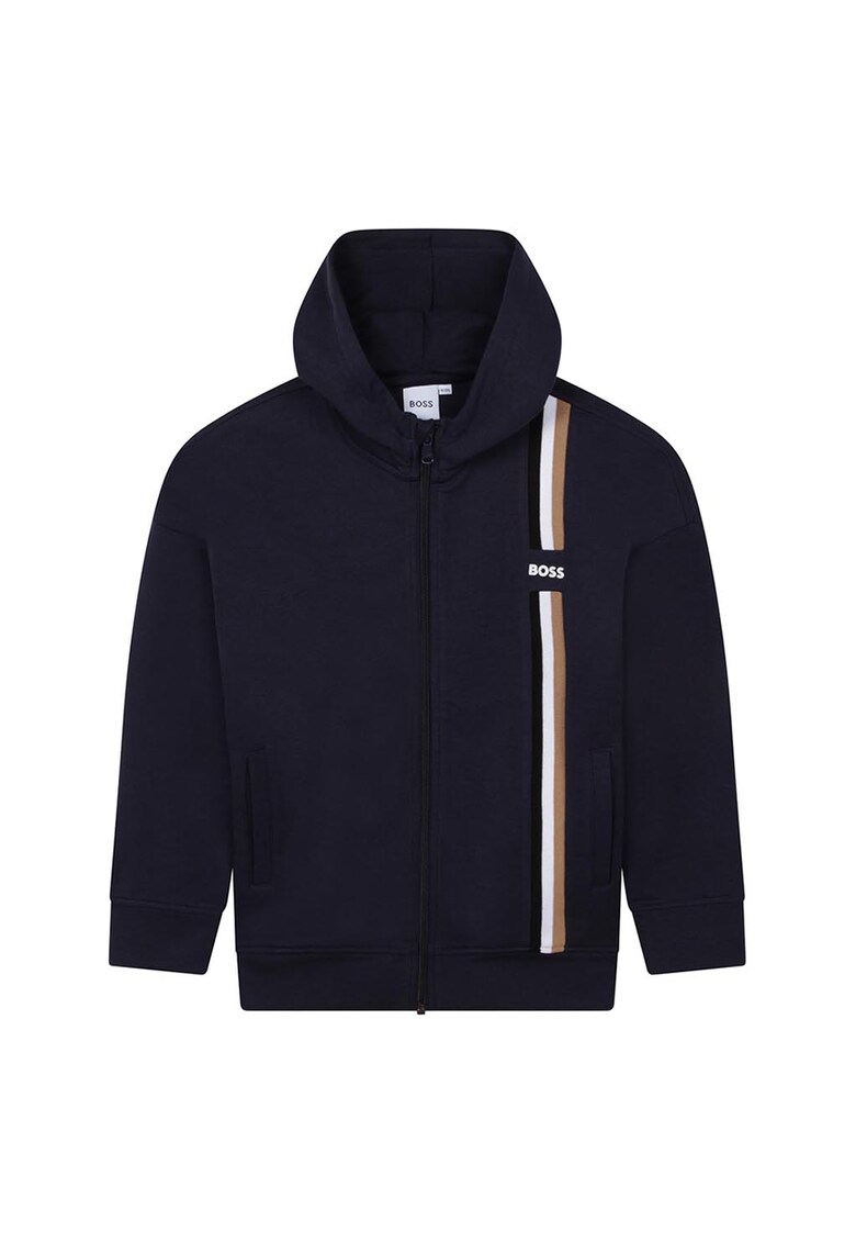 BOSS Kidswear Худи с цип и лого за Момчета BOSS Kidswear Худи с цип и лого за Момчета