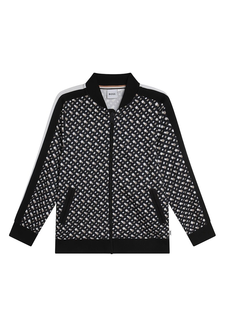 BOSS Kidswear Суитшърт с цип и принт за Момчета BOSS Kidswear Суитшърт с цип и принт за Момчета