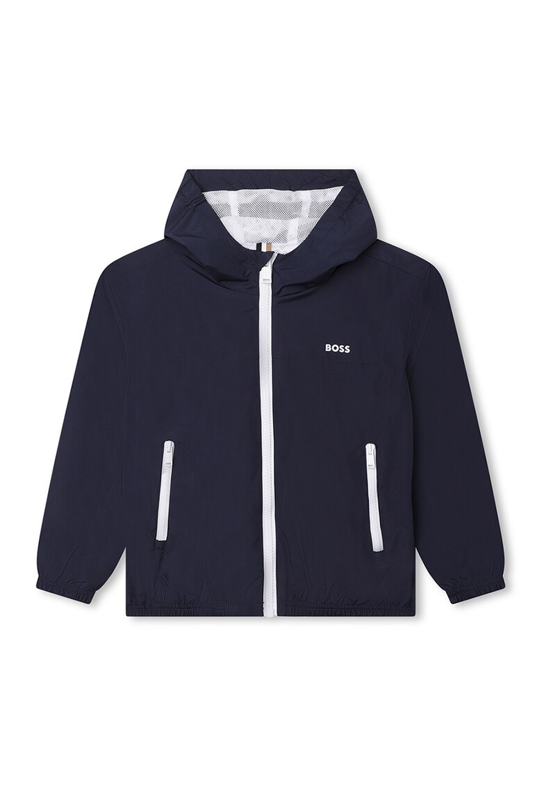 BOSS Kidswear Олекотено яке с качулка за Момчета BOSS Kidswear Олекотено яке с качулка за Момчета