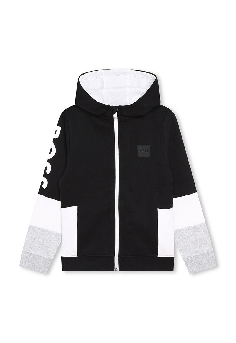 BOSS Kidswear Спортен екип с цип и лого за Момчета BOSS Kidswear Спортен екип с цип и лого за Момчета