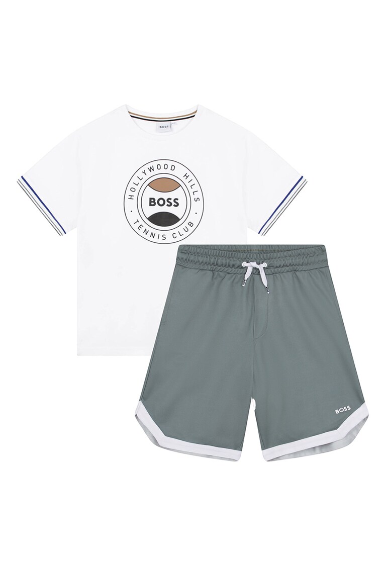 BOSS Kidswear Къс спортен екип с лого за Момчета BOSS Kidswear Къс спортен екип с лого за Момчета