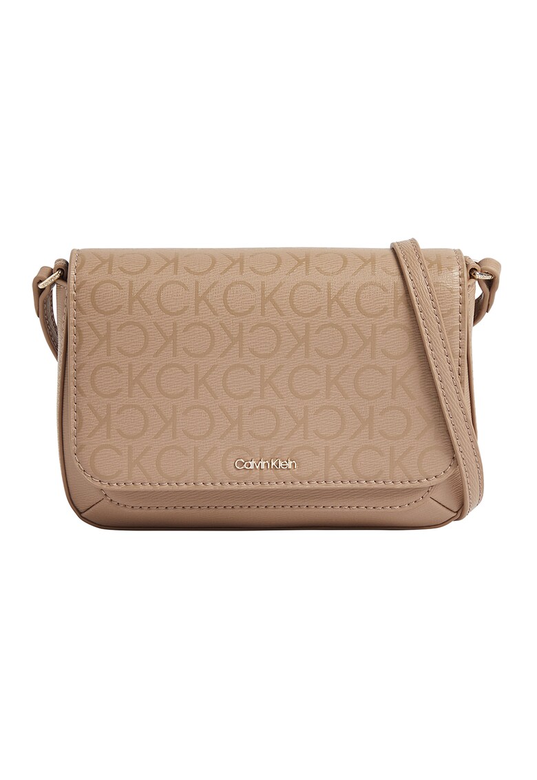 CALVIN KLEIN Чанта с капаче и монограм за Жени CALVIN KLEIN Чанта с капаче и монограм за Жени