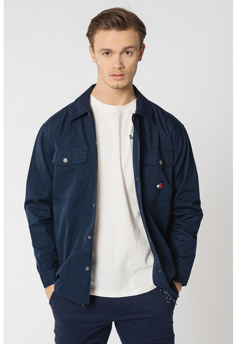 Tommy Jeans Яке тип риза с джобове Coach за Мъже Tommy Jeans Яке тип риза с джобове Coach за Мъже