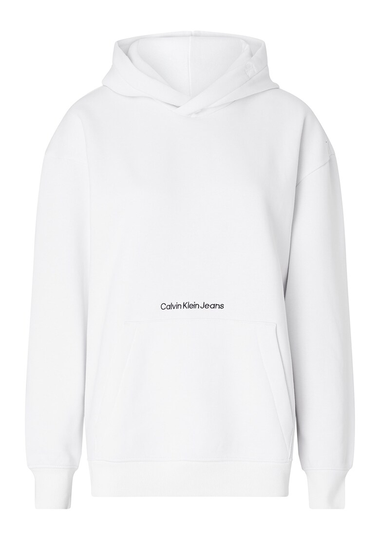 CALVIN KLEIN JEANS Уголемено худи с органичен памук за Жени CALVIN KLEIN JEANS Уголемено худи с органичен памук за Жени
