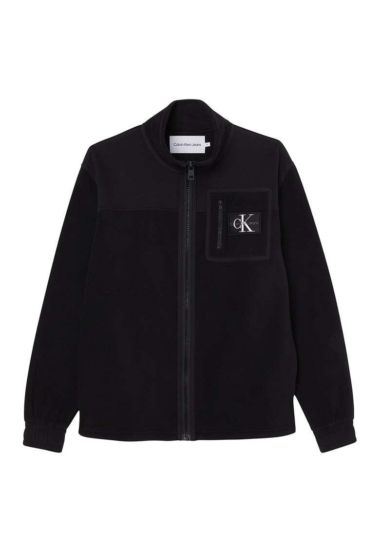 CALVIN KLEIN JEANS Поларен суитшърт с пришито лого за Мъже CALVIN KLEIN JEANS Поларен суитшърт с пришито лого за Мъже