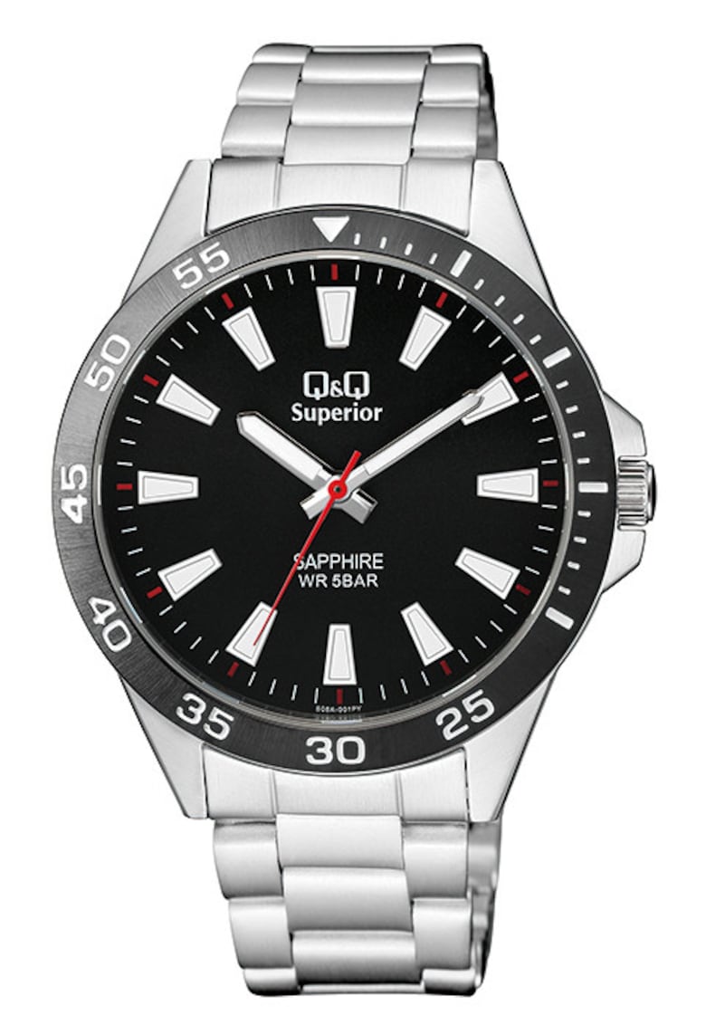Ceas barbatesc S08A-001PY Quartz Argintiu