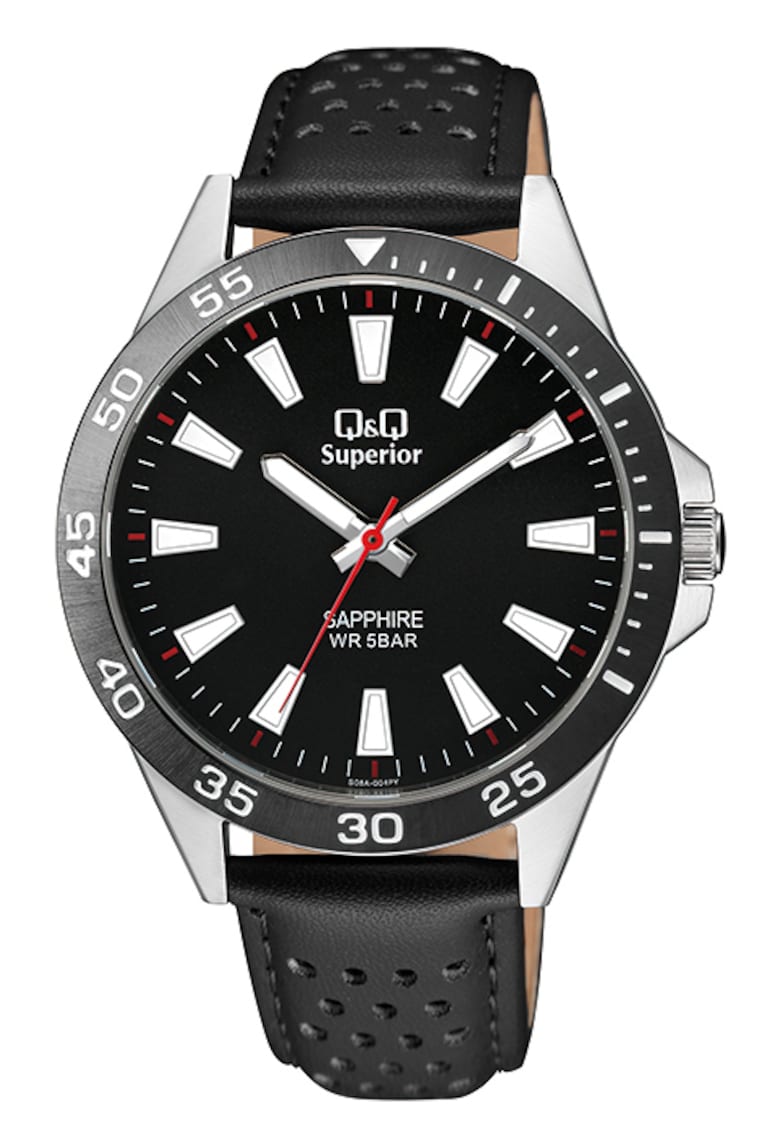 Ceas barbatesc S08A-004PY Quartz Argintiu