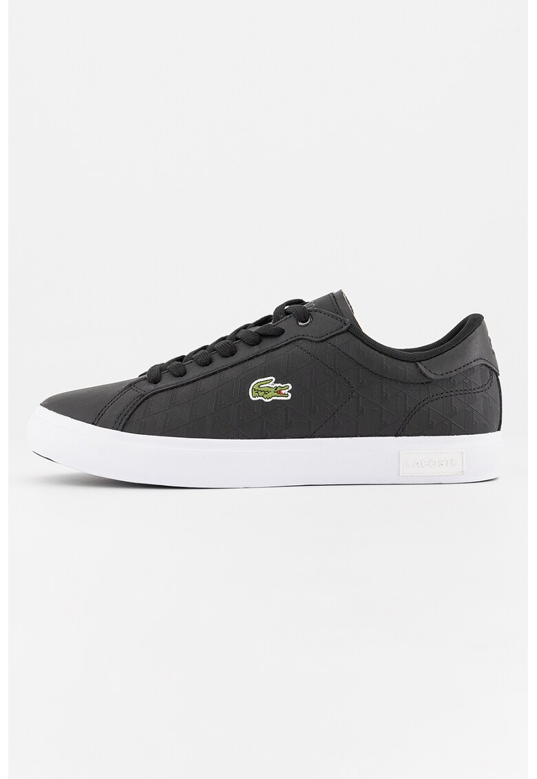 Lacoste Кожени спортни обувки с лого за Мъже Lacoste Кожени спортни обувки с лого за Мъже
