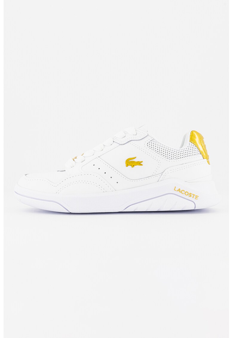 Pantofi sport din piele cu detaliu logo