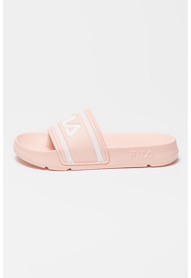 Papuci cu logo contrastant Morro Bay - Roz pastel