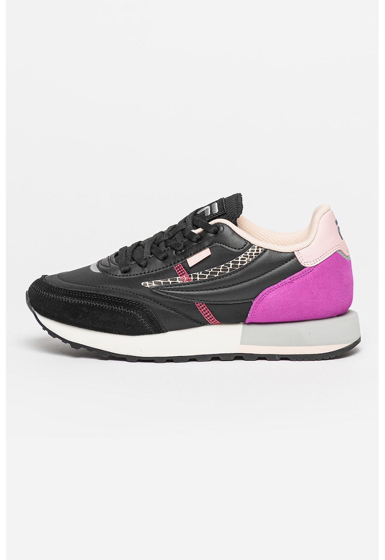 Pantofi sport cu garnituri de piele intoarsa Retrounique