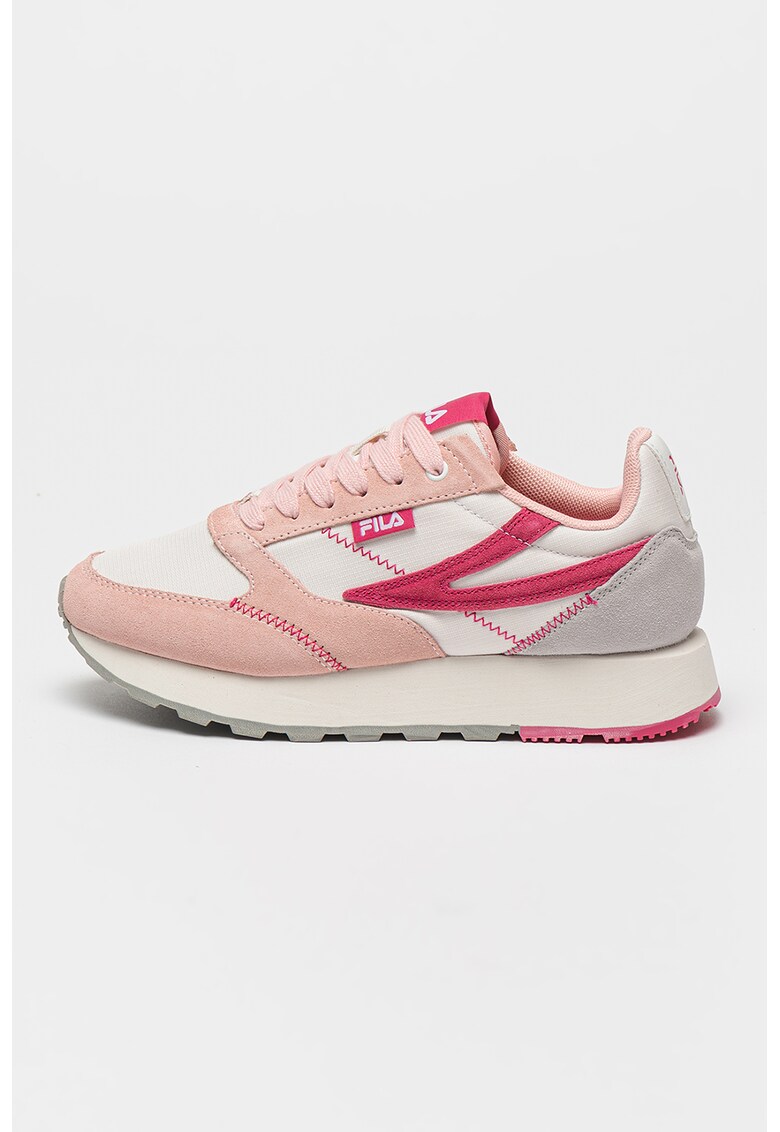 Pantofi sport cu garnituri de piele intoarsa Run Formation