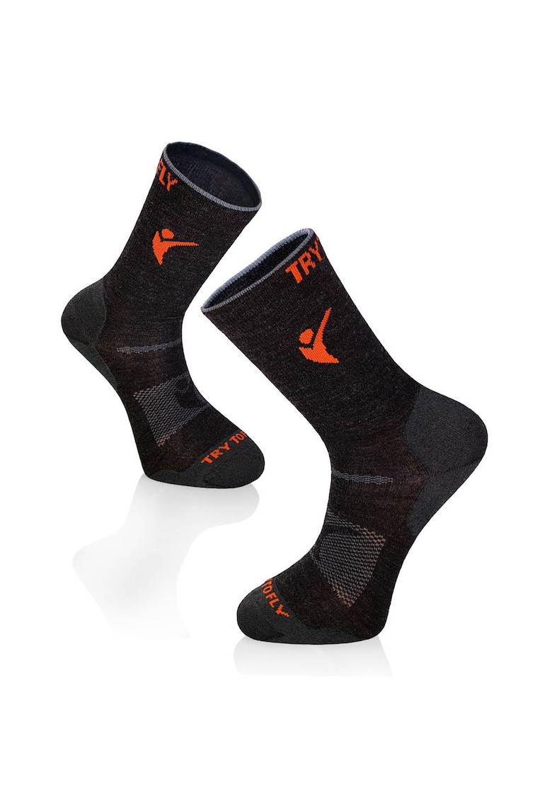 Sosete pentru turism montan - LIGHT HIKING SOCKS Antracit