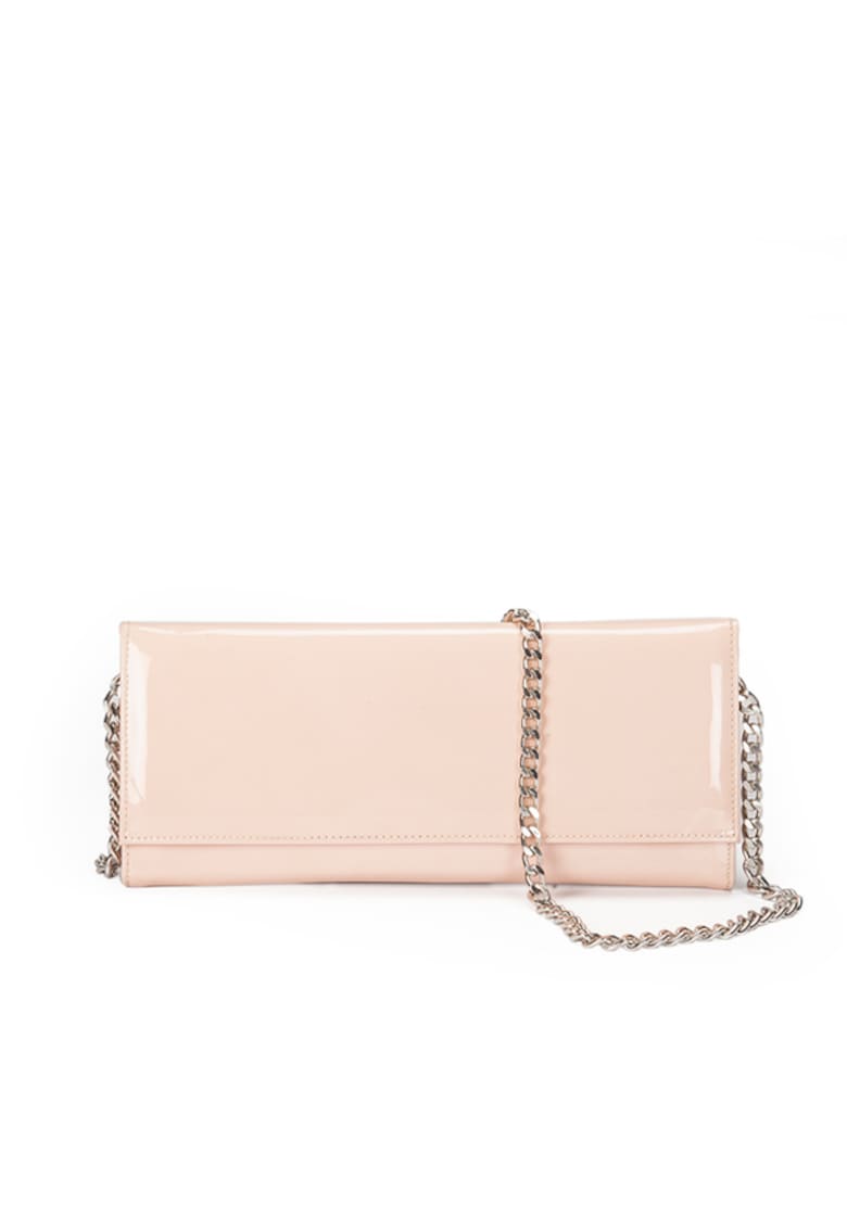 Geanta dama piele - Plic Rama - nude - 22x5x15 cm