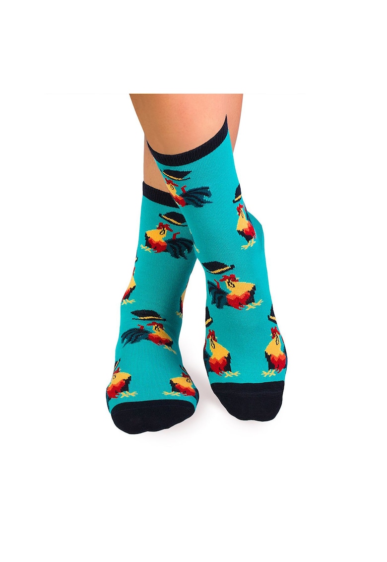 Sosete bumbac organic COLOUR COTTON Rooster MINT