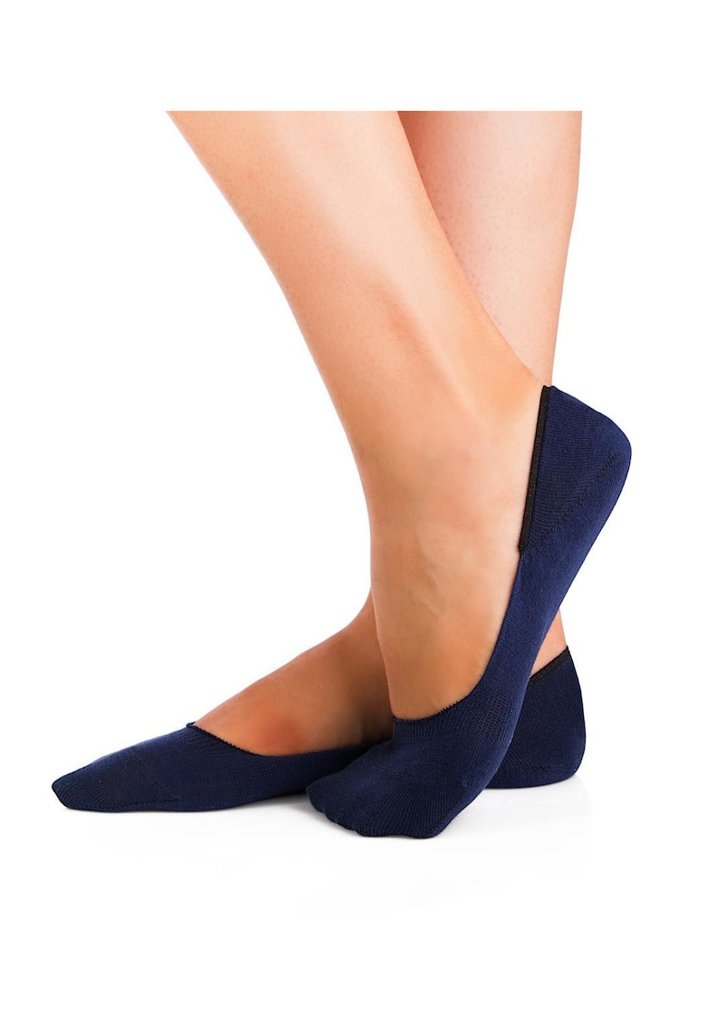 Sosete tip talpici SUPER INVISIBLE ORGANIC SOCKS DARK BLUE