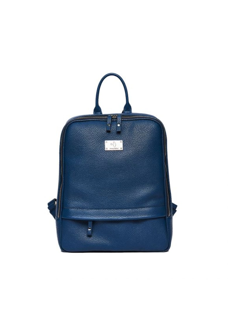 Rucsac dama piele -  2 - albastru - 28 x 15 x 35 cm Rucsac dama piele -  2 - albastru - 28 x 15 x 35 cm