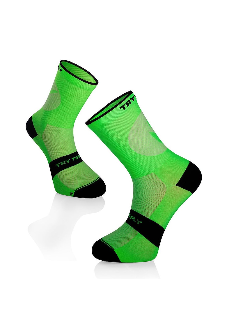 Sosete pentru ciclism CYCLING LIGHT SOCKS Fluo Green