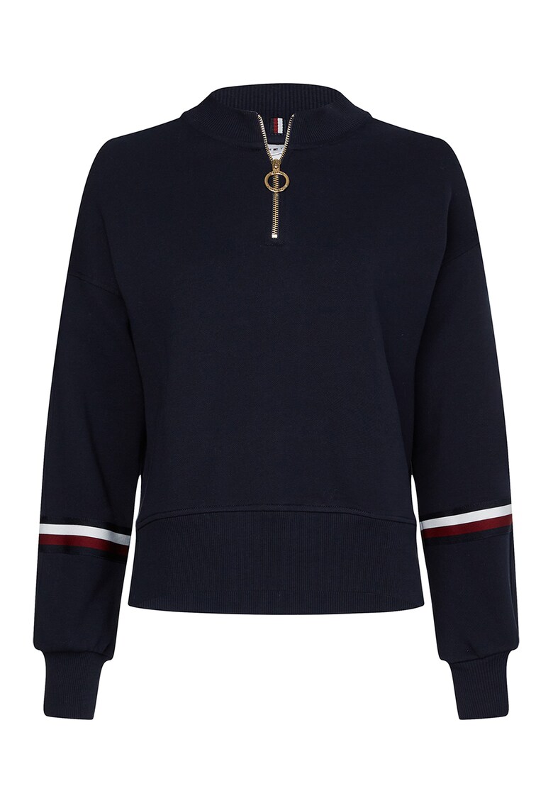 Tommy Hilfiger Суитшърт с цип и паднали ръкави за Жени Tommy Hilfiger Суитшърт с цип и паднали ръкави за Жени