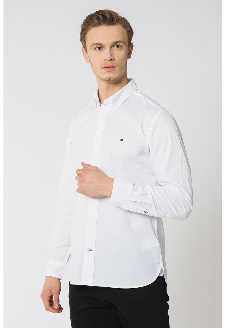 Camasa Oxford regular fit - Alb optic