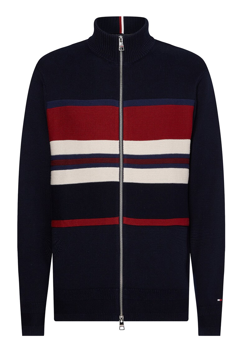 Tommy Hilfiger Жилетка от органичен памук с цип за Мъже Tommy Hilfiger Жилетка от органичен памук с цип за Мъже